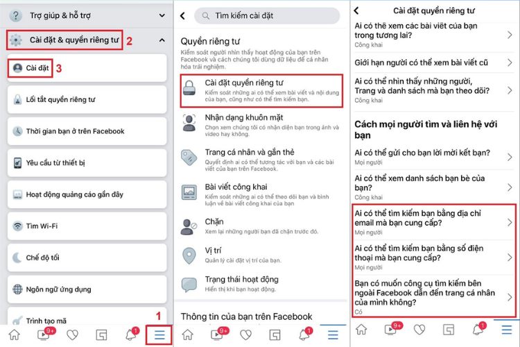 Tìm hiểu cách ngăn chặn người khác tìm thấy Facebook của bạn